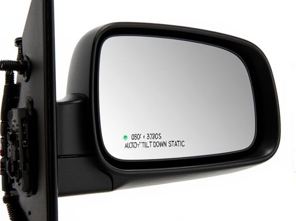 Auto Tilt-Down vs. Static Car Mirrors: What's the Difference?